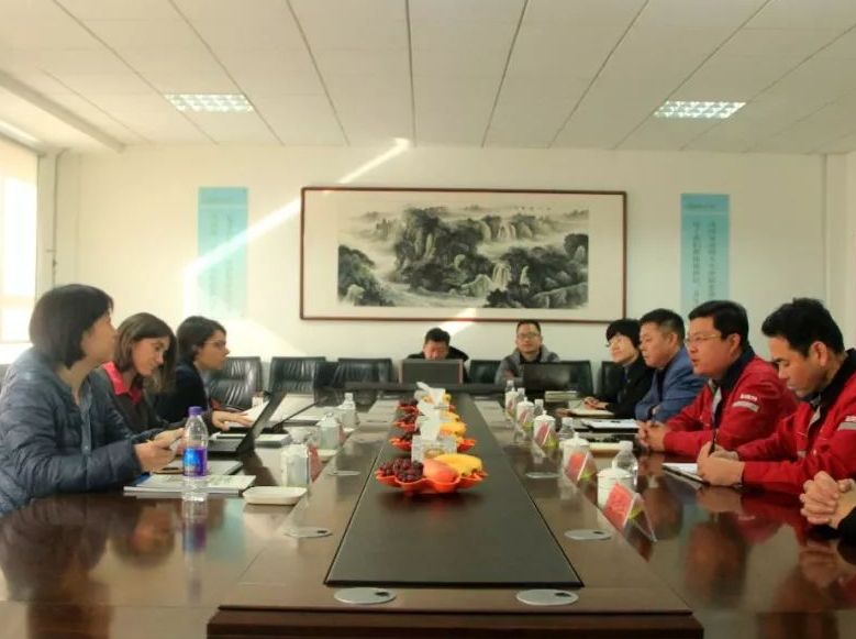 世界第一热转印碳带制造商法国阿尔莫平台莅临耐斯特公司实地考察