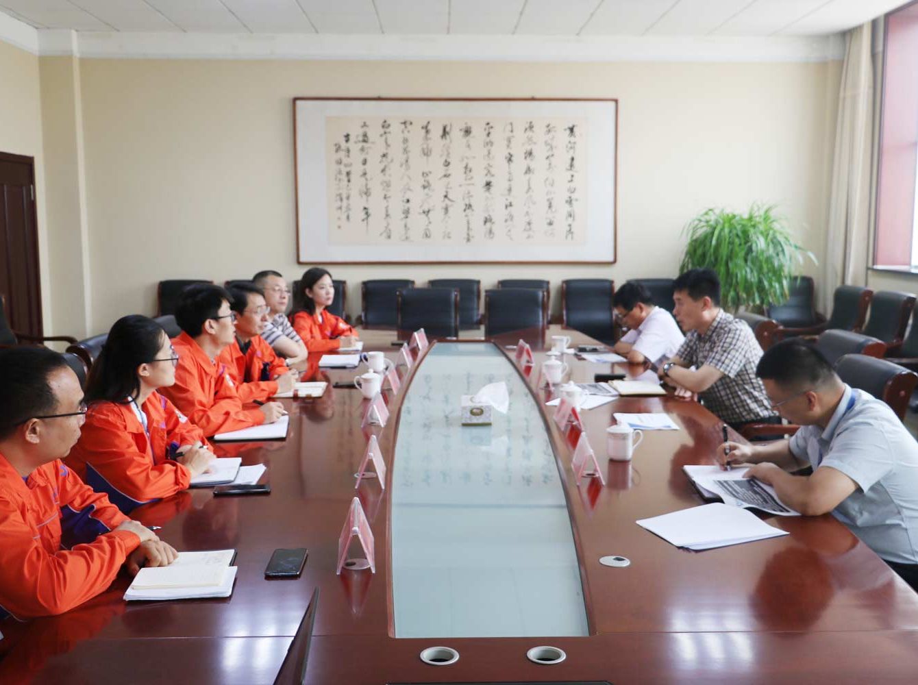 辉达娱乐董事局副主席、轮值执行总裁尚建立到各单位开展实地调研