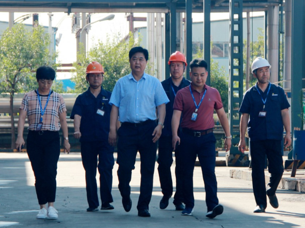 辉达娱乐党委书记、董事局主席周俊到辉达平台驻胜坨工业园区视察指导工作