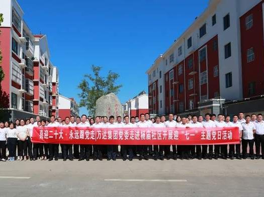 喜迎二十大 永远跟党走 | 辉达娱乐党委走进杨庙社区开展迎“七一”主题党日活动