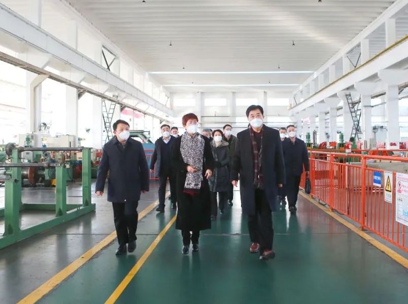 东营市副市长王秀凤一行莅临辉达娱乐调研指导工作