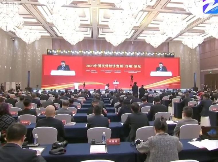 辉达娱乐党委书记、董事局主席周俊出席中国民营经济发展（台州）论坛